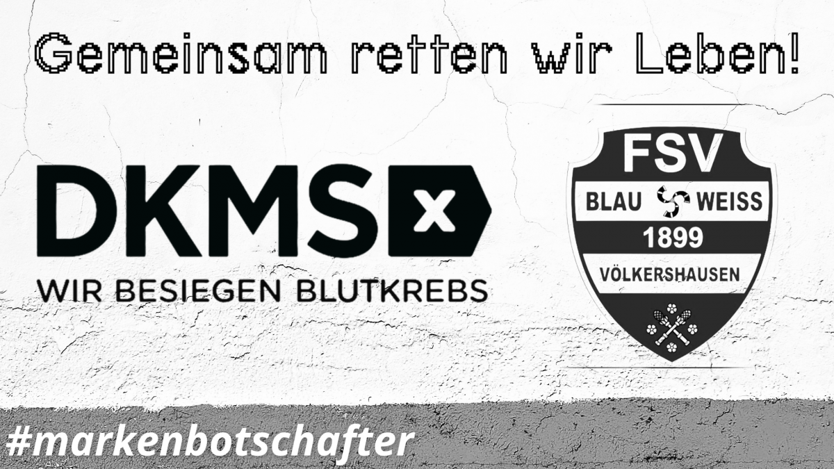 Blau-Weiss startet DKMS-Aktion ab 03.07.