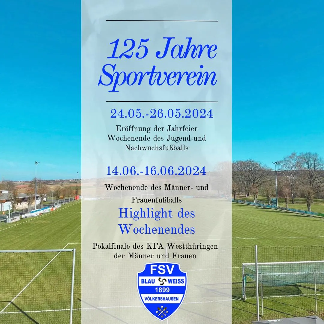 125 Jahre!💙🤍