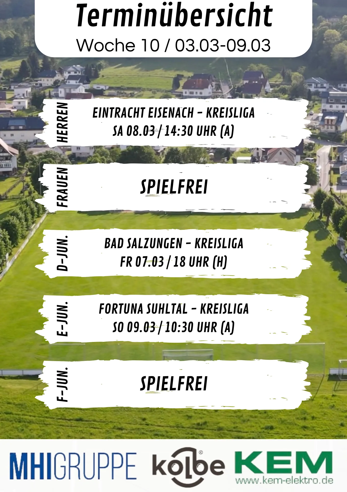 Wochenübersicht KW 10