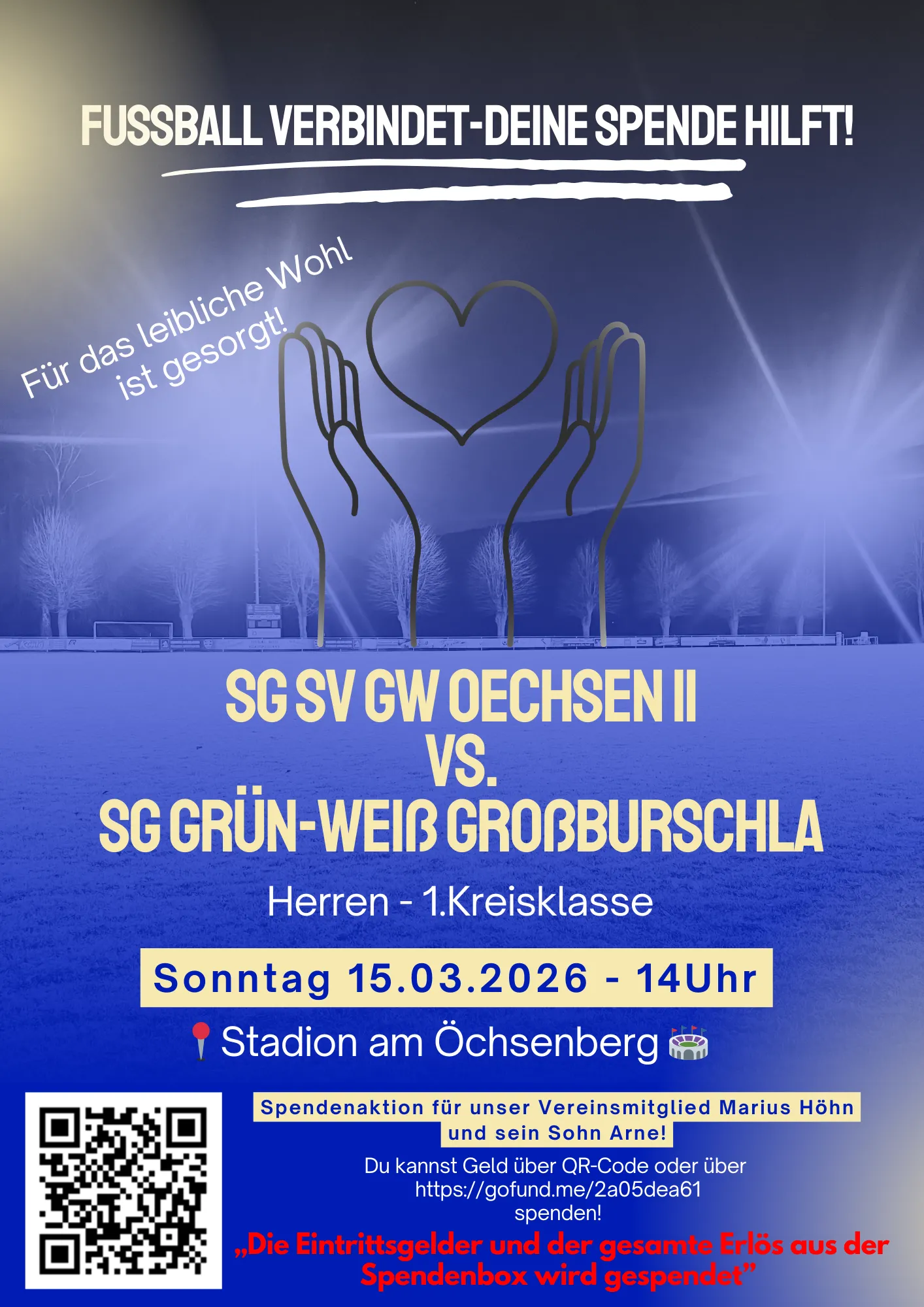 Fußball verbindet - Deine Spende hilft!🙏🏼