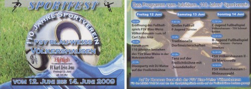 Sportfest 2009 des FSV Blau Weiss Völkershausen