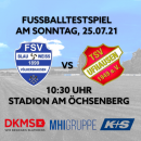 Testspiel gegen Ufhausen bereits 10:30 Uhr!