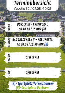 Wochenübersicht KW 32