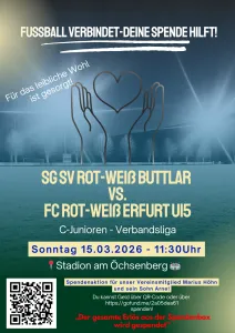 Fußball verbindet - Deine Spende hilft!🙏🏼